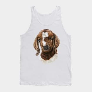 Portrait of a Goat  - Boer Goat Baby Nicklaus Tank Top